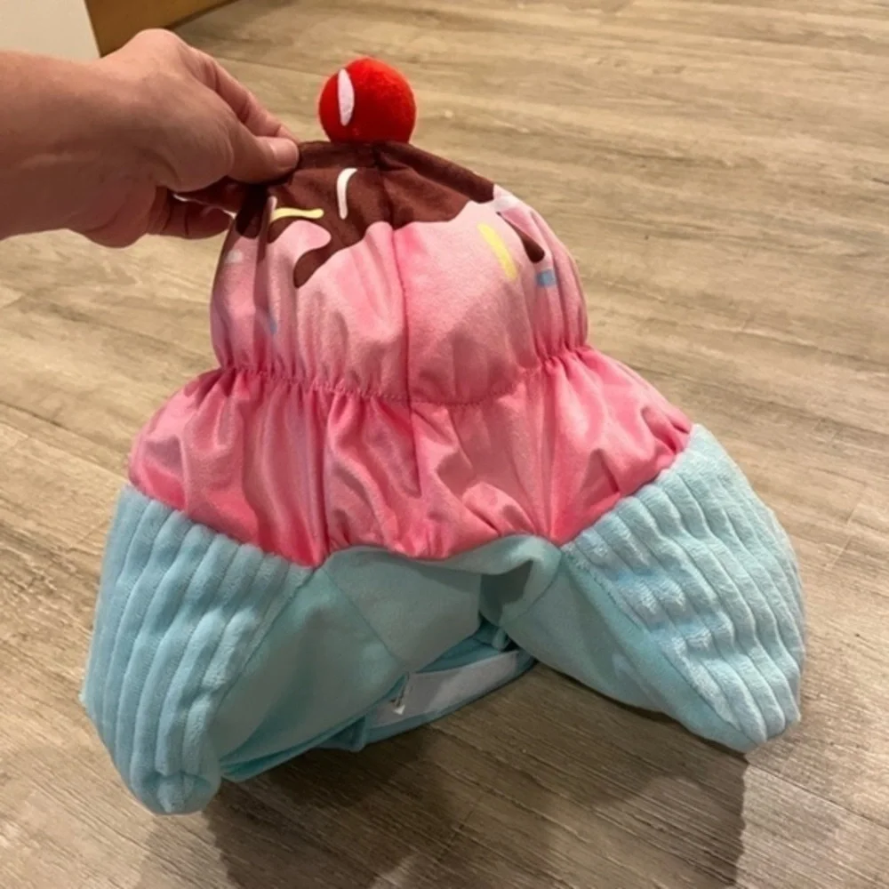 NWT Bootique Pet Costume Drizzled Delight Small Ice Cream Sundae